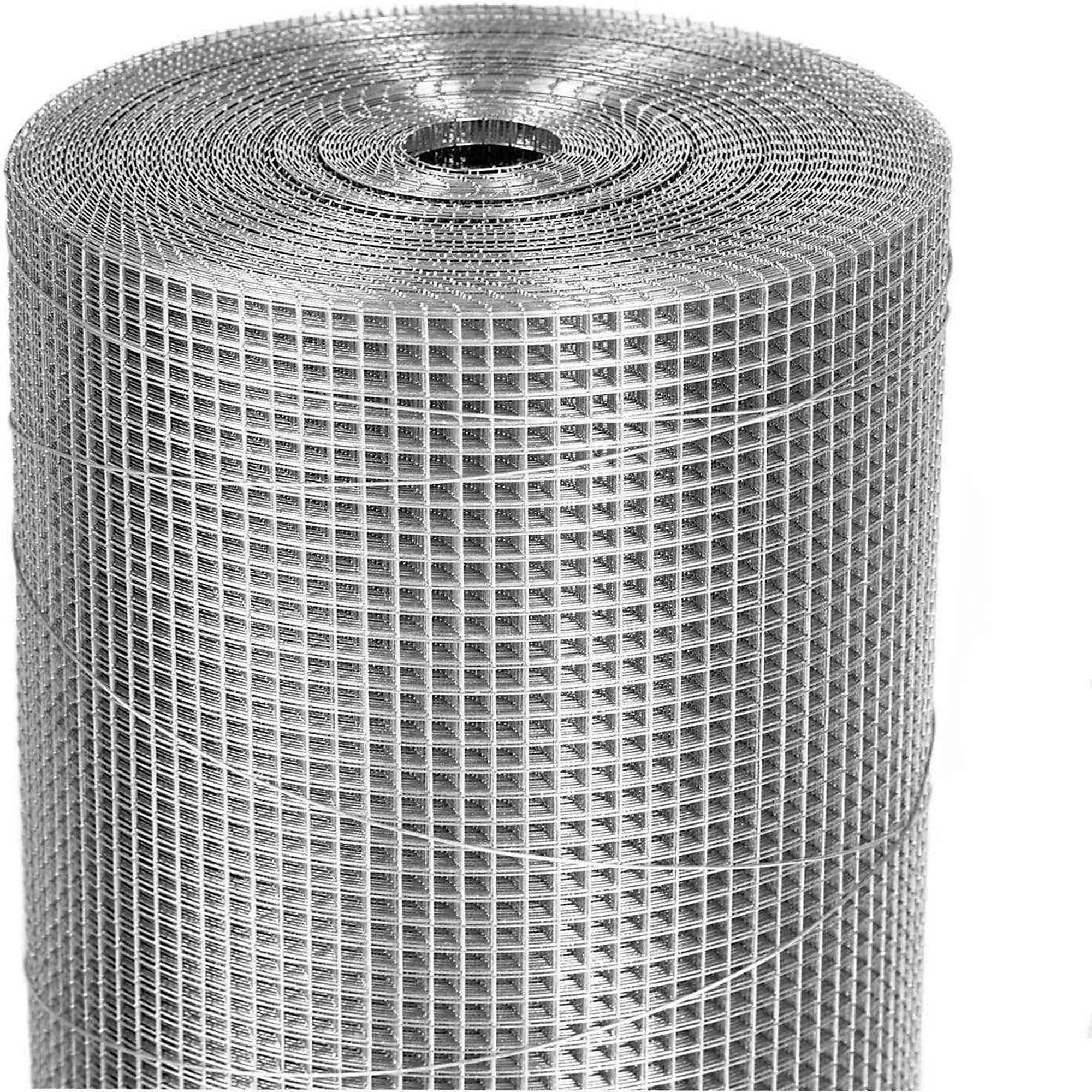 60 in. x 50 ft. 19-Gauge Reinforced Hot-Dip Galvanized Poultry Fencing, 1/2 Grid with High Corrosion Resistance